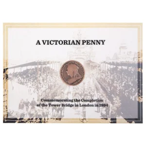 Online A Victorian Penny - Commemorating the Completion of Coins & Collectible Currency | Tower Bridge Gifts