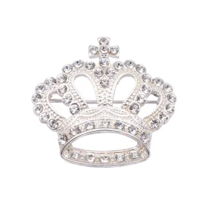 Best Silver Crown Brooch Jewellery & Pins | Royal Gifts
