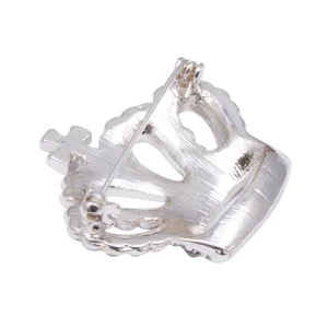 Best Silver Crown Brooch Jewellery & Pins | Royal Gifts