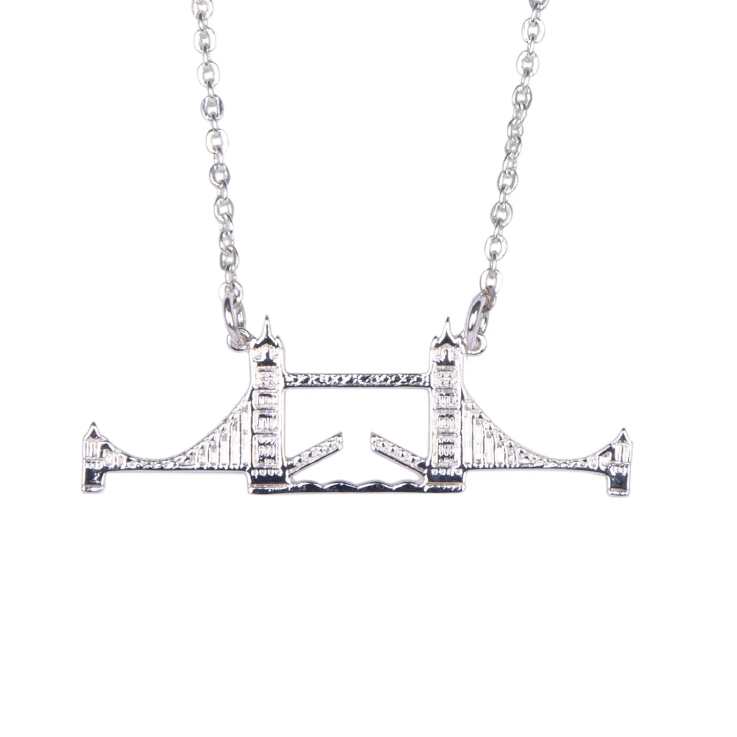 alexander_thurlow_tower_bridge_pendant_necklace_0.webp Clearance Tower Bridge Pendant Necklace Jewellery & Pins | Tower Bridge Gifts