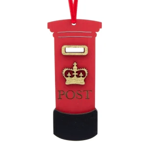 Sale Post Box Hanging Wooden Decoration Christmas Decorations | Christmas Decorations