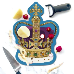 New Bean & Bemble London City Crown Shaped Cheeseboard London Gifts