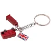 Best Best of British - London Bus, Telephone Box and Union Jack Die Cast Keyring Keyrings | London Gifts