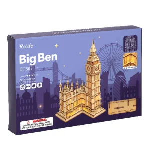 Flash Sale Big Ben 3D Wooden Puzzle by Rolife Kids Models And Puzzles | Toys