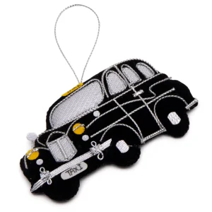 Cheap Black London Taxi Stitched Christmas Decoration Christmas Decorations | Christmas Decorations