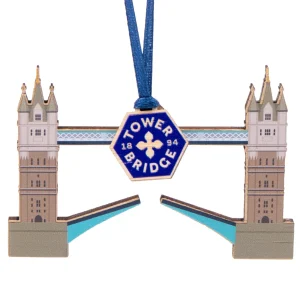Hot Brandart Bamboo Tower Bridge Hanging Decoration Christmas Decorations | Christmas Decorations