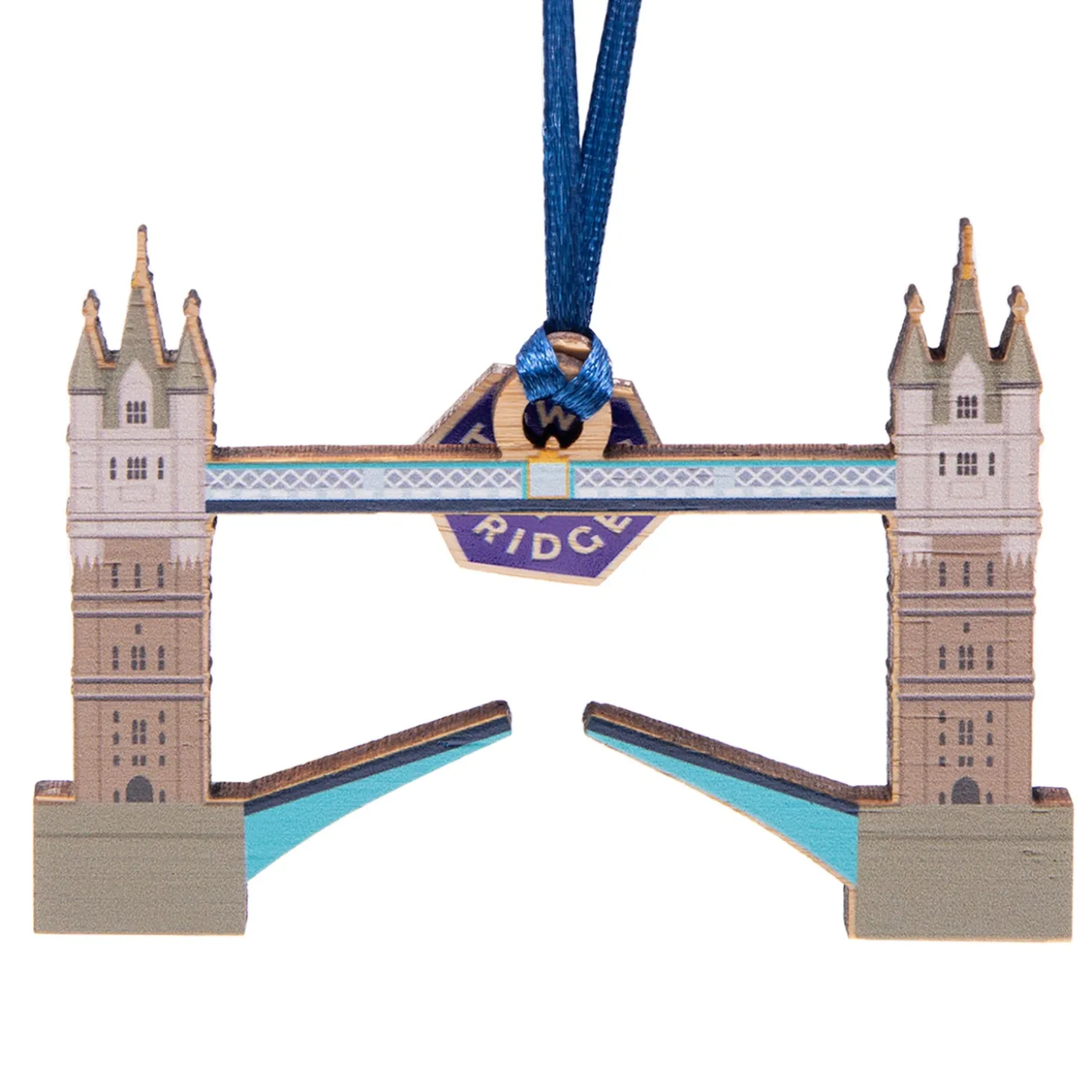Hot Brandart Bamboo Tower Bridge Hanging Decoration Christmas Decorations | Christmas Decorations
