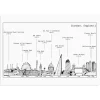 Clearance London Skyline A3 Print Prints & Posters | London Gifts