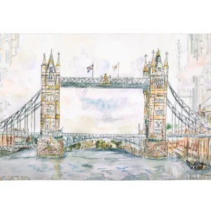 Store Tower Bridge Tea Towel Tea Towels | Tower Bridge Gifts