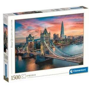 Fashion London Twilight 1500 Piece Puzzle Kids Tower Bridge Toys & Games | Tower Bridge Gifts