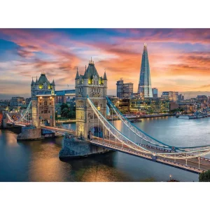 Fashion London Twilight 1500 Piece Puzzle Kids Tower Bridge Toys & Games | Tower Bridge Gifts