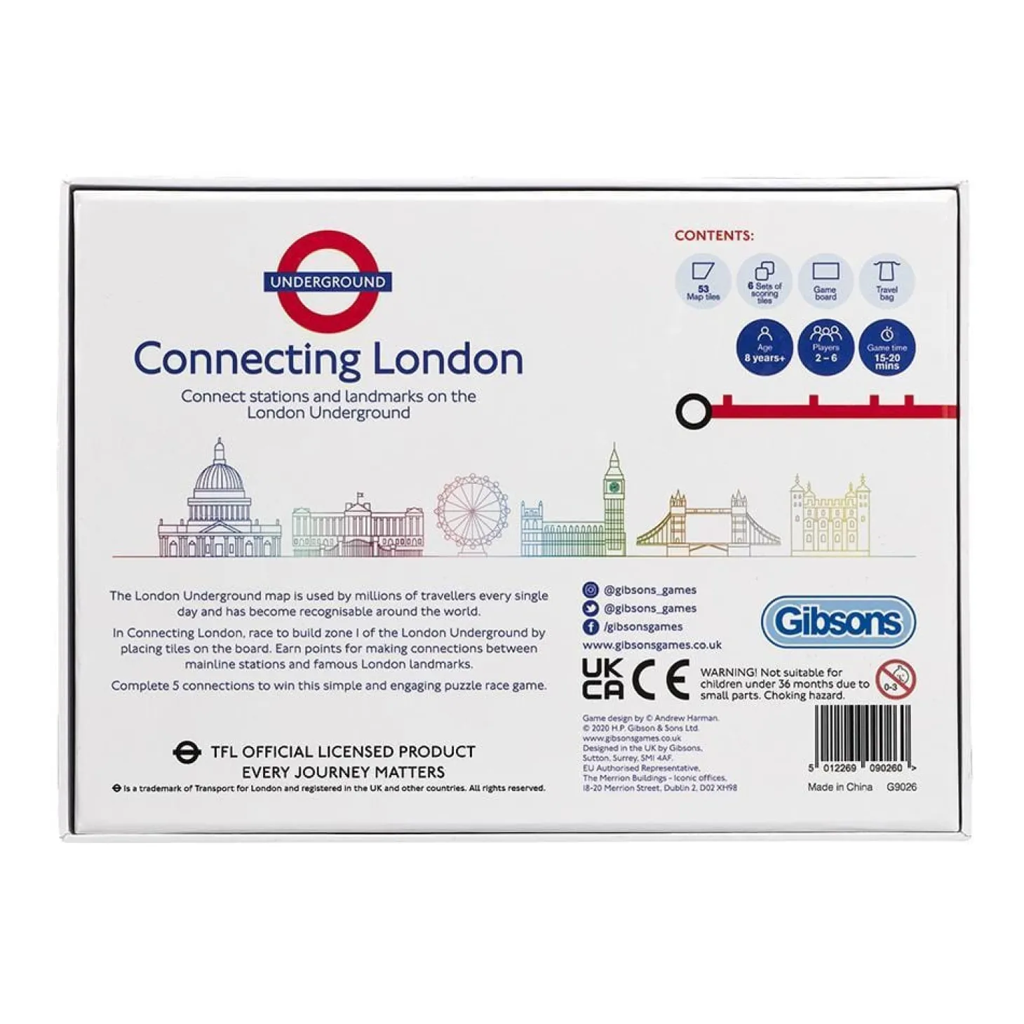 connecting_london__tfl_london_underground_family_board_game_2.webp Cheap Connecting London - TFL London Underground Family Board Game Kids Toys | Toys & Games