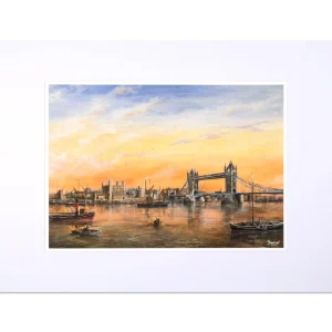 Hot Ed Bucknall Tower Bridge Giclee Print - Rectangle Prints & Posters | Luxury Gifts