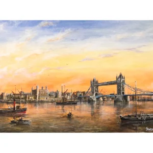 Hot Ed Bucknall Tower Bridge Giclee Print - Rectangle Prints & Posters | Luxury Gifts