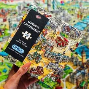 Outlet Gibsons London Landmarks 500 Piece Puzzle Kids Models And Puzzles | Toys