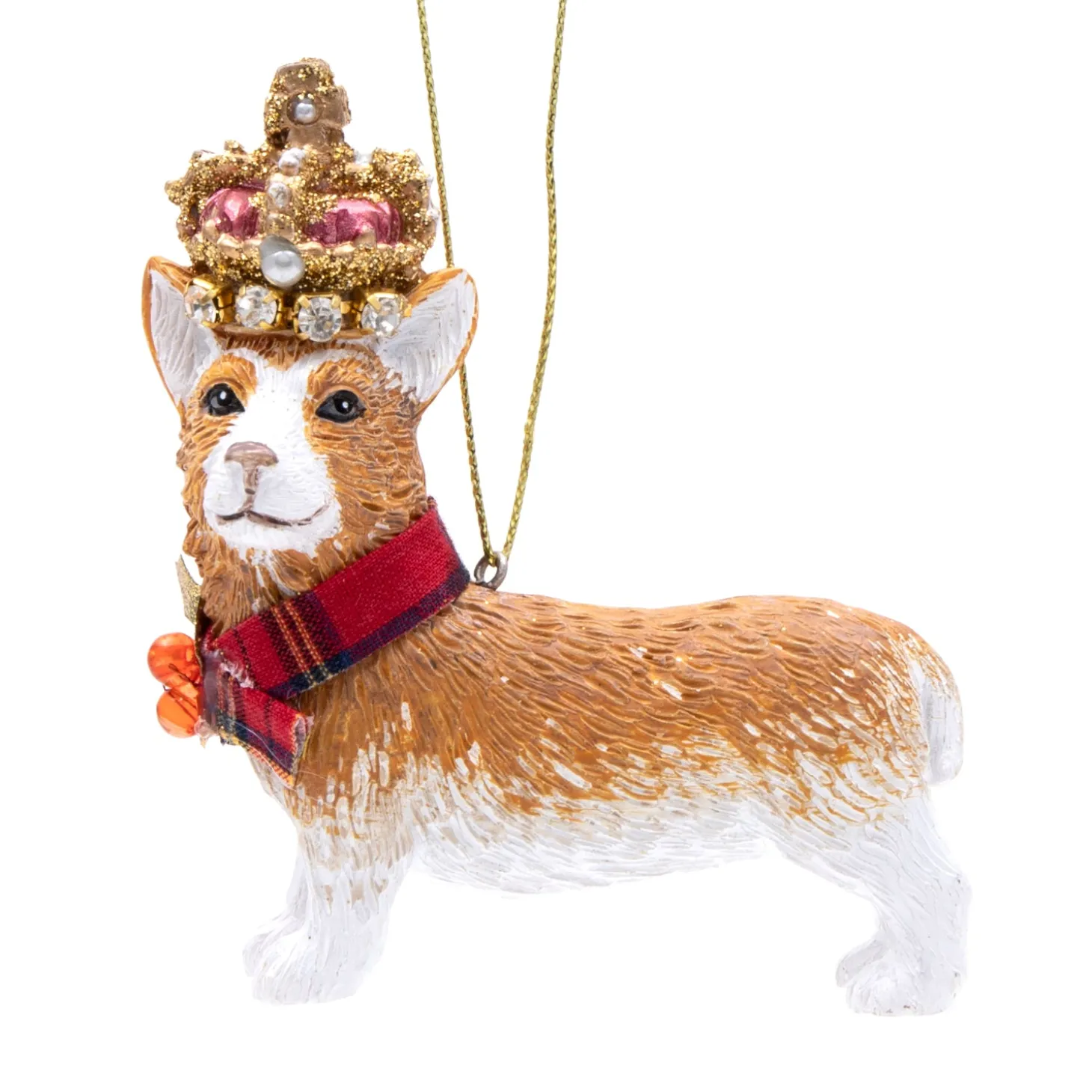 gisela_graham_corgi_dog_with_crown_christmas_decoration___0.webp Hot Gisela Graham Corgi Dog With Crown Christmas Decoration - 12763 Christmas Decorations | Christmas Decorations