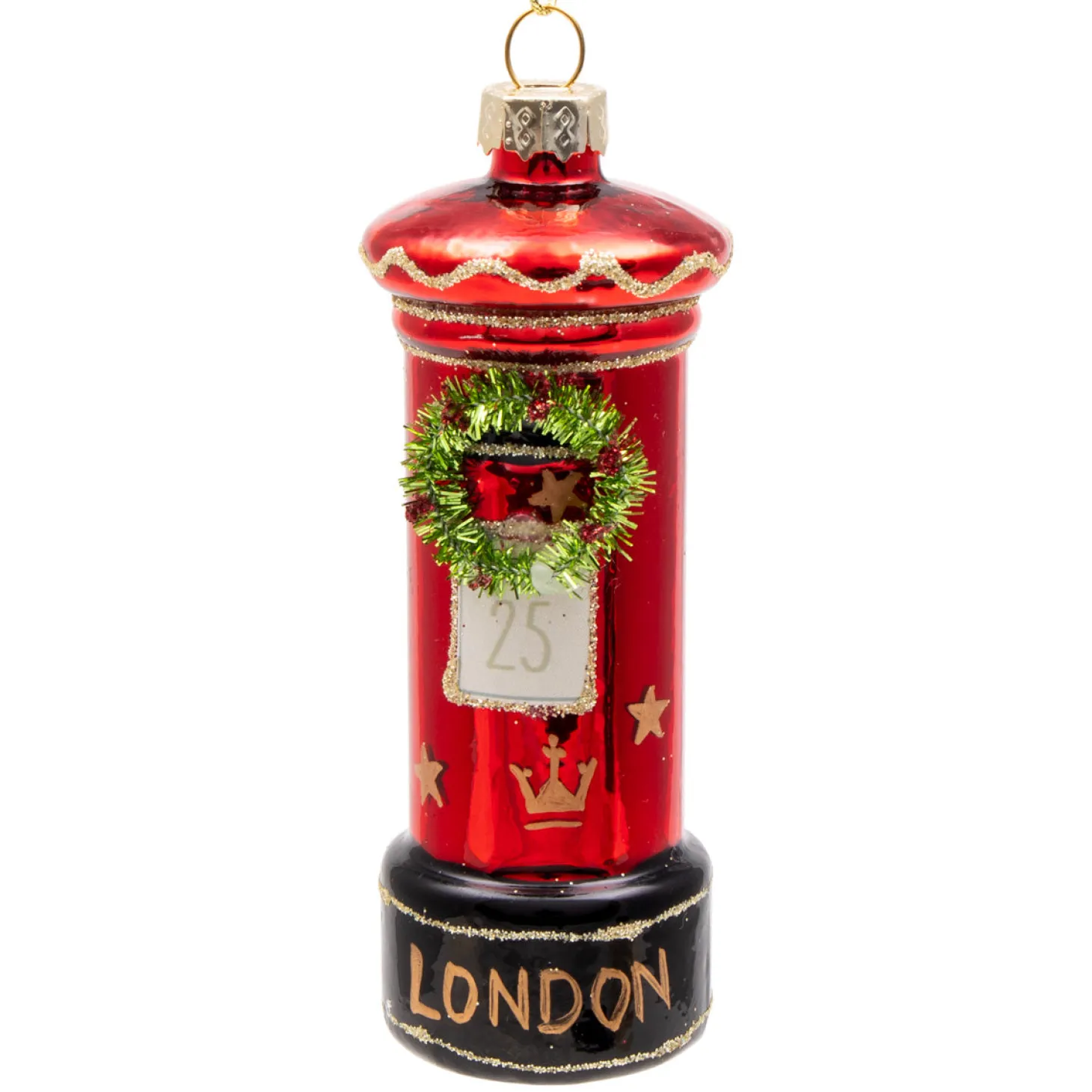 gisela_graham_london_post_box_with_wreath_glass_christmas_decoration_0.webp New Gisela Graham London Post Box With Wreath Glass Christmas Decoration Christmas Decorations | Christmas Decorations