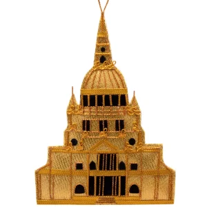 Store Gold St Paul's Stitched Christmas Decoration Christmas Decorations | Christmas Decorations