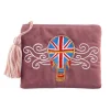 Shop Grace & Glory Beaded Pouch Union Jack Balloon Bags