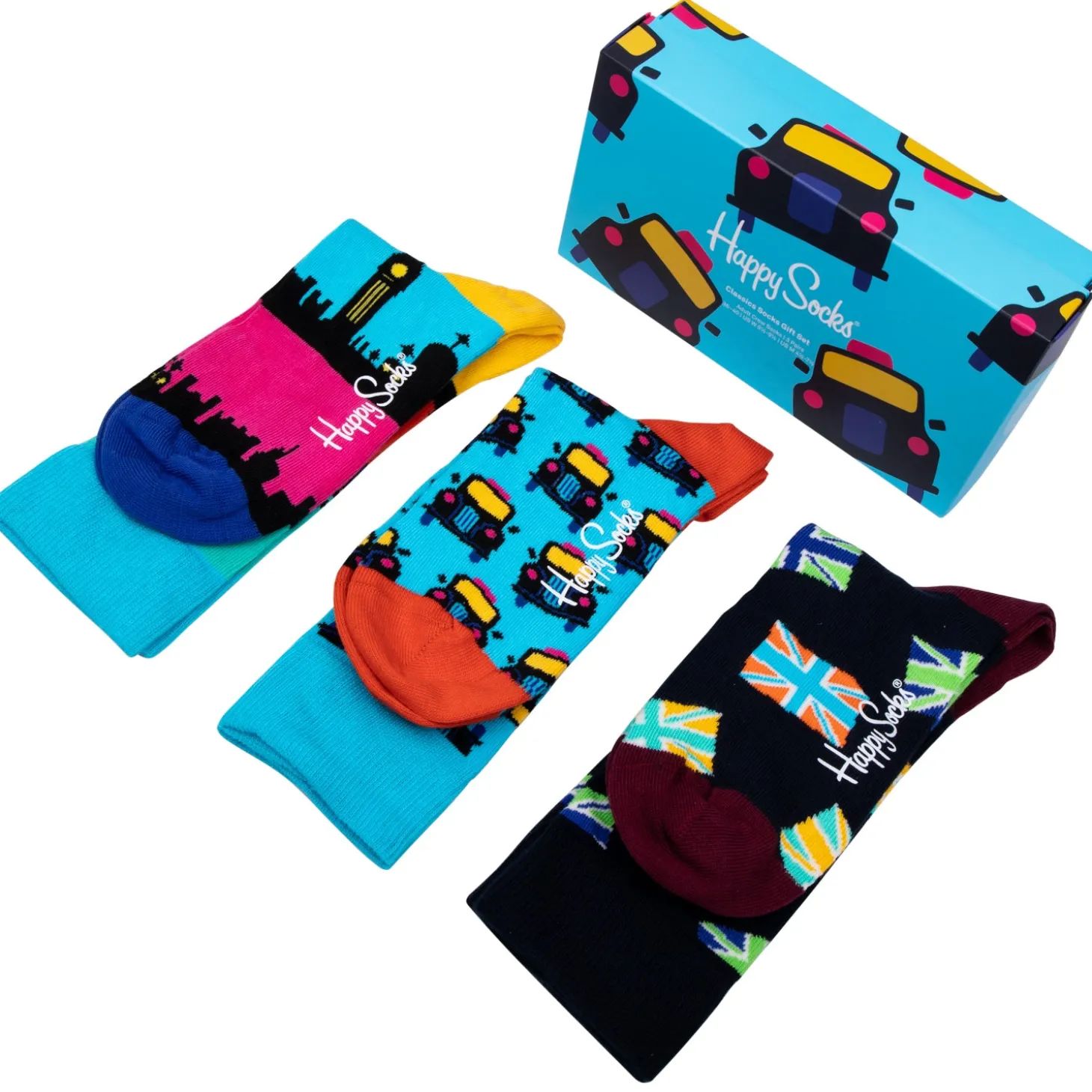 happy_socks_london_taxi_gift_box_2.webp New London Taxi Gift Box Clothing | Socks