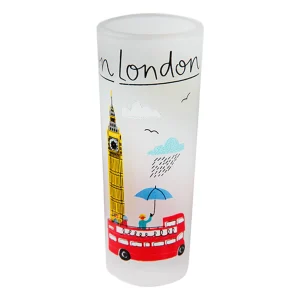Best London Frosted Shot Glass Glasses & Glassware | London Gifts