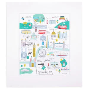 Cheap Map Large Print 14" x 12" Prints & Posters