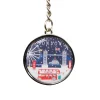 Outlet Winter In London Round Keyring Keyrings | London Gifts