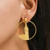 Cheap Big Ben Hoop Earrings - Large Jewellery & Pins | Luxury Gifts