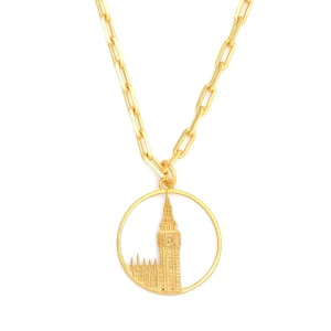 Discount Big Ben Pendant Necklace - Small Jewellery & Pins | Luxury Gifts