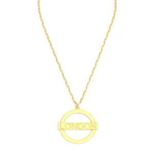 Clearance London Underground Pendant Necklace - Large Jewellery & Pins | Luxury Gifts