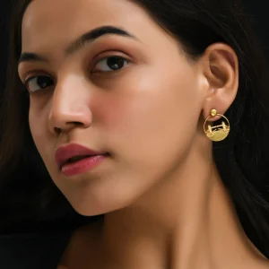 Shop Tower Bridge Hoop Earrings - Small Jewellery & Pins | Luxury Gifts