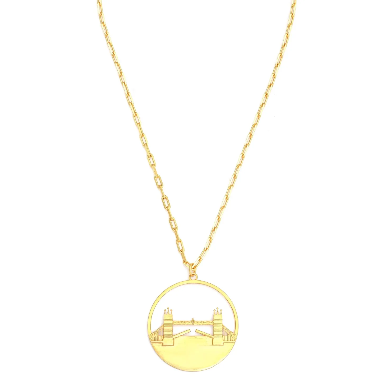 jey_jewels_tower_bridge_pendant_necklace__large_1.webp Clearance Tower Bridge Pendant Necklace - Large Jewellery & Pins | Luxury Gifts