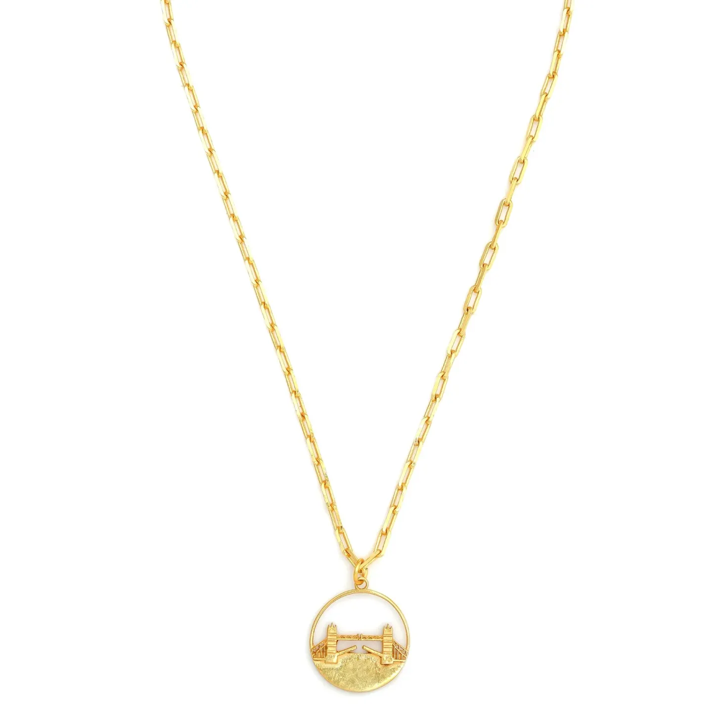 jey_jewels_tower_bridge_pendant_necklace__small_1.webp Online Tower Bridge Pendant Necklace - Small Jewellery & Pins | Luxury Gifts