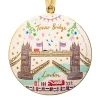 Best Sale Tower Bridge Round Metal Christmas Decoration Christmas Decorations | Christmas Decorations