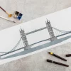 Sale Tower Bridge Print - Limited & Signed - 36 x 7.5 Inches - Rolled in Tube Prints & Posters | Luxury Gifts