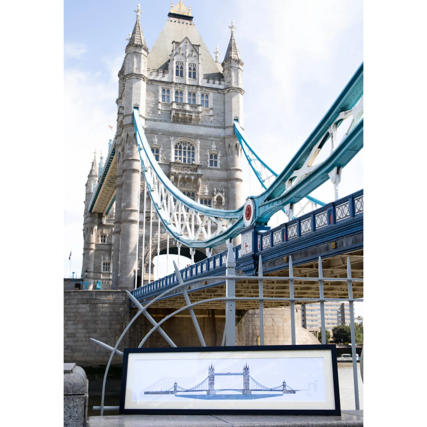 katherine_jones_tower_bridge_print__limited_amp_signed___x__inches__rolled_in_tube_1.webp Sale Tower Bridge Print - Limited & Signed - 36 x 7.5 Inches - Rolled in Tube Prints & Posters | Luxury Gifts