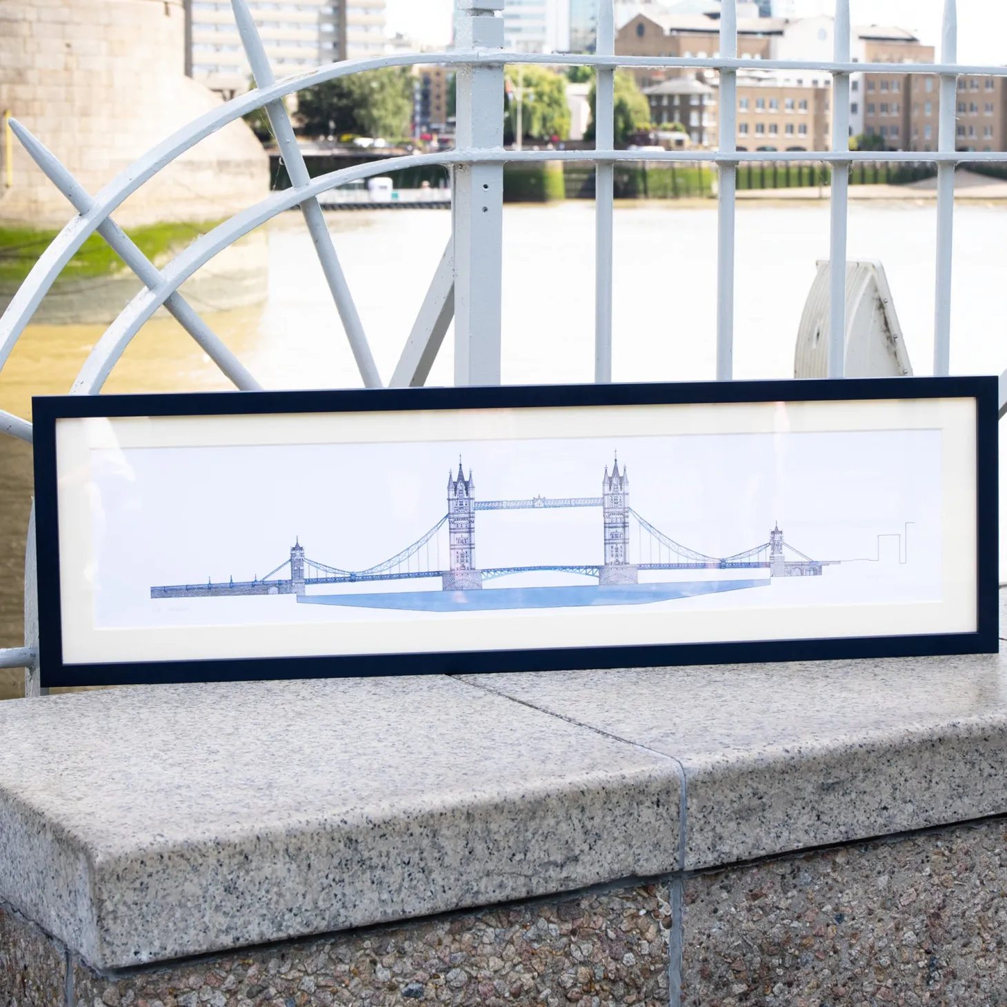 katherine_jones_tower_bridge_print__limited_amp_signed___x__inches__rolled_in_tube_3.webp Sale Tower Bridge Print - Limited & Signed - 36 x 7.5 Inches - Rolled in Tube Prints & Posters | Luxury Gifts