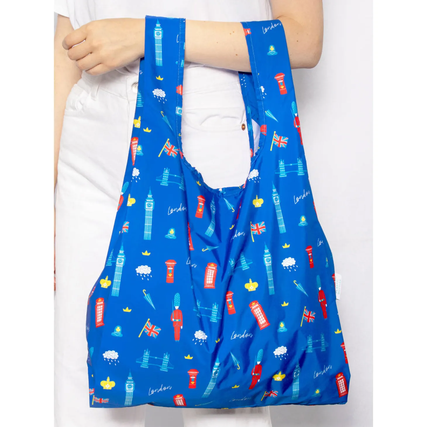 kind_bag_reusable_foldaway_tote__london_0.webp Hot Reusable Foldaway Tote - London Bags | Eco-friendly Gifts