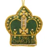 Discount King Charles III Coronation 2023 Stitched Decoration Christmas Decorations | Christmas Decorations