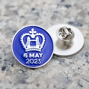 Clearance King Charles III Coronation Pin Badge - Exclusive Jewellery & Pins | Royal Gifts