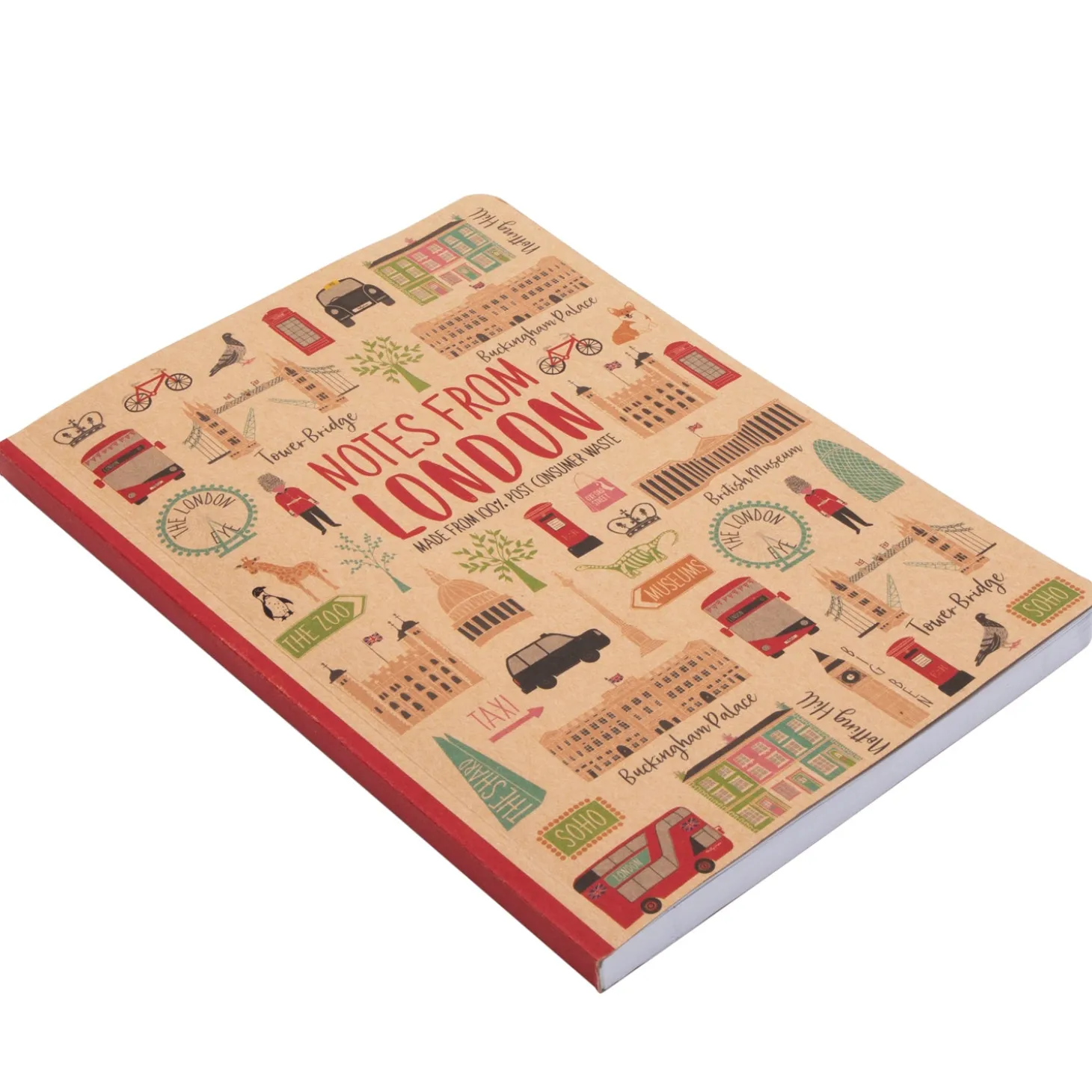 london_adventures_a_softcover_kraft_notebook_by_milly_green_1.webp Sale London Adventures A5 Softcover Kraft Notebook by Office & Stationery | Eco-friendly Gifts