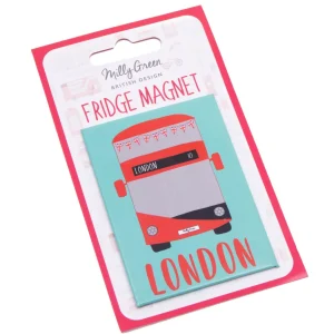 Shop London Adventures Bus Magnet by Magnets | Fridge Magnets