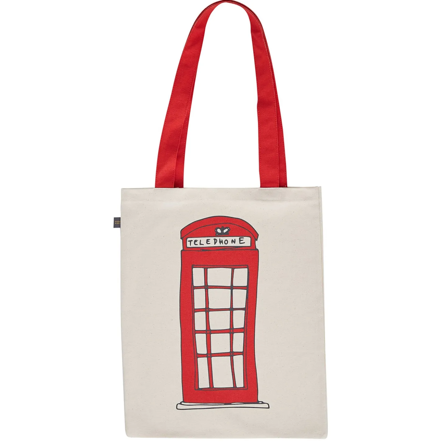 london_bus_amp_telephone_cotton_bag_by_victoria_eggs_1.webp Discount London Bus & Telephone Cotton Bag by Bags | London Gifts
