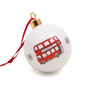 Sale London Bus Christmas Bauble Decoration by Victoria Eggs Christmas Decorations | Christmas Decorations