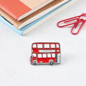 Online London Bus Enamel Pin Badge by Jewellery & Pins | London Gifts