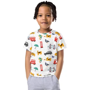 Best London Doodles - All Over Print - Kids T-Shirt Kids Clothing | Children & Baby Clothing
