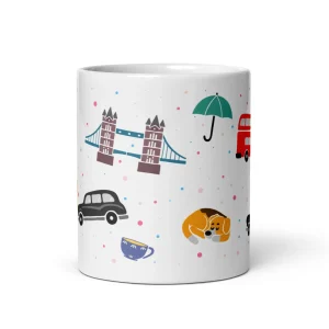 Shop London Doodles - All Over Print - Mug Mugs | London Gifts