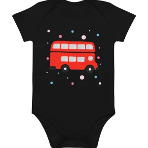 Best Sale London Doodles - Bus - Organic Cotton Baby Bodysuit Kids Clothing | Children & Baby Clothing