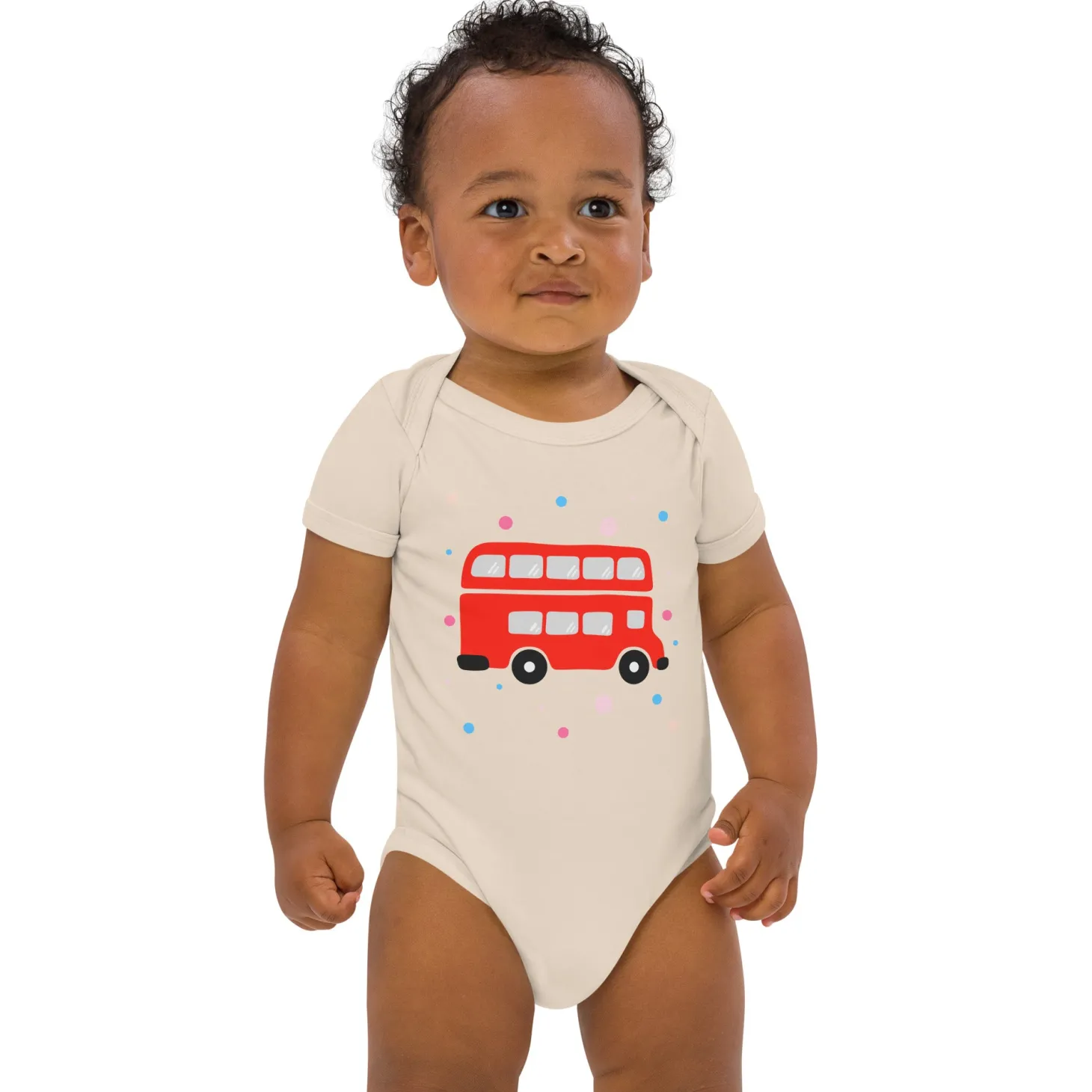 london_doodles__bus__organic_cotton_baby_bodysuit_4.webp Best Sale London Doodles - Bus - Organic Cotton Baby Bodysuit Kids Clothing | Children & Baby Clothing