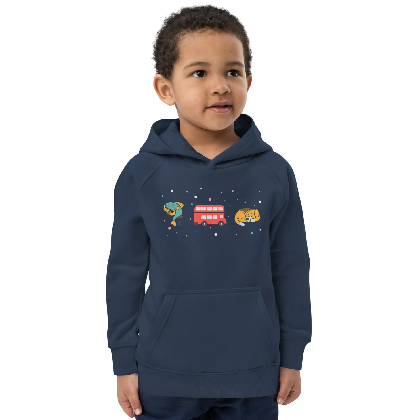london_doodles__fish_amp_chips__bus__corgi__kids_eco_hoodie_3.webp Cheap London Doodles - Fish & Chips / Bus / Corgi - Kids Eco Hoodie Kids Clothing | Children & Baby Clothing